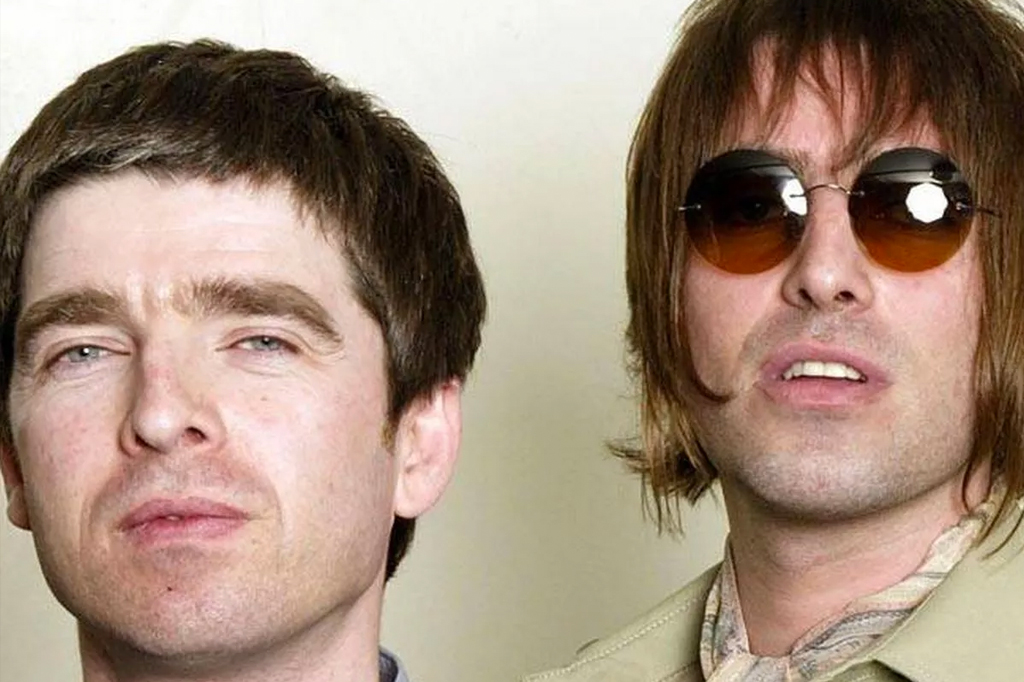 Imagem de dos irmãos Gallagher, formadores da banda Oasis.