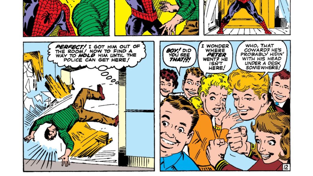 Imagem da HQ do Homem-Aranha