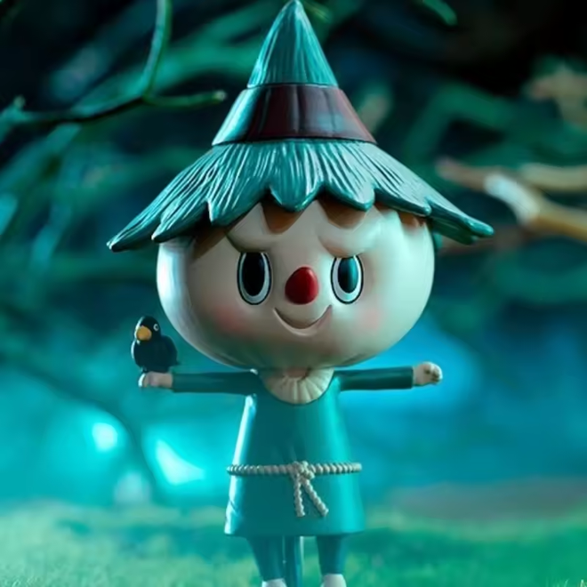 O Spooky é um boneco de neve que pode ser encontrado em coleções mais
