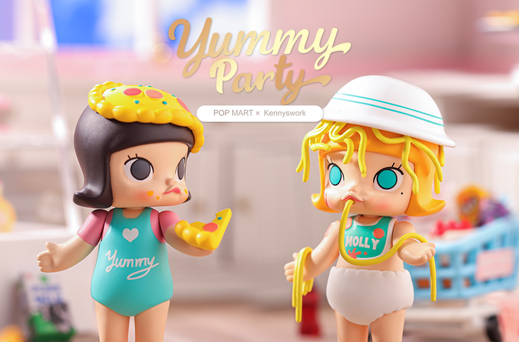 A Molly é uma boneca loira artista, mas que aparece usando as mais diversas roupas em suas coleções (Imagem: Pop Mart/Divulgação)