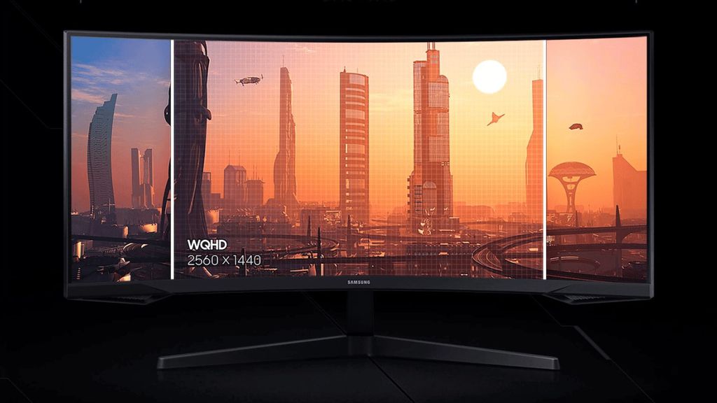 Imagem do monitor curvo Samsung Odyssey G5