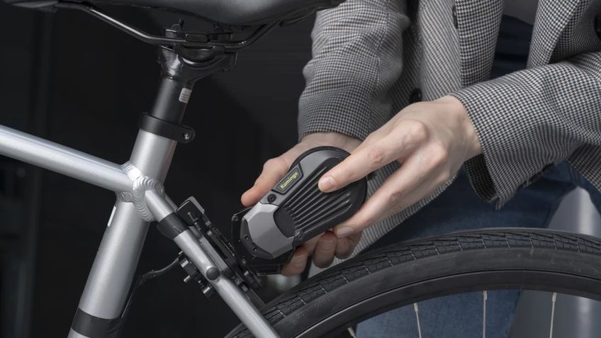 Motor que transforma bicicleta em e-bike