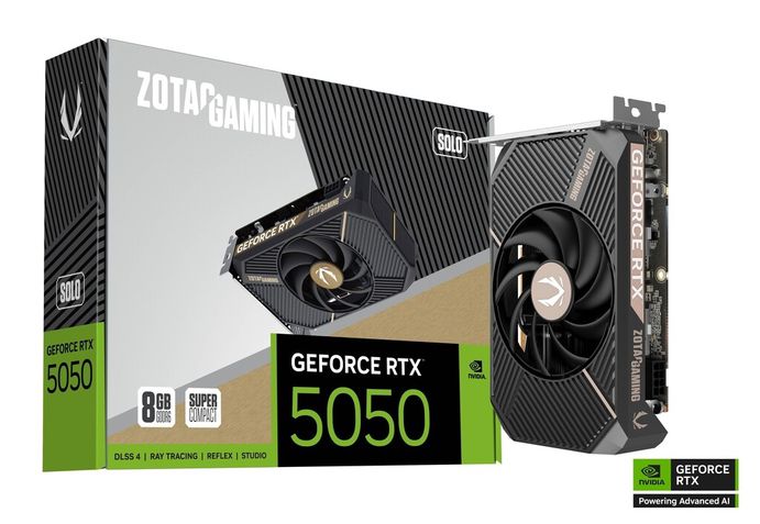 Zotac RTX 5050 com uma fan