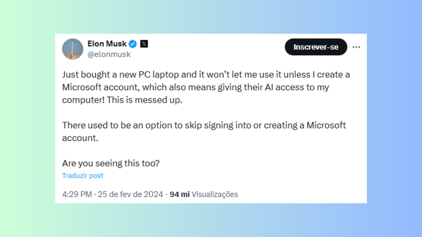 "Musk não usa computador", dizem advogados