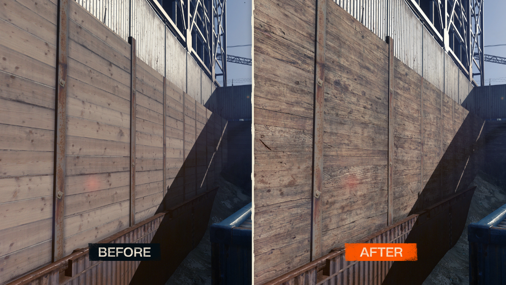 Comparação entre a versão original de Dying Light e a atualização Retouched