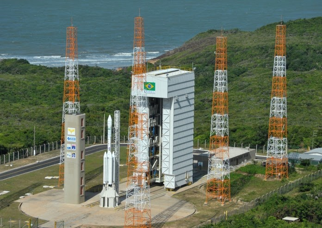 Base de lançamento de foguete