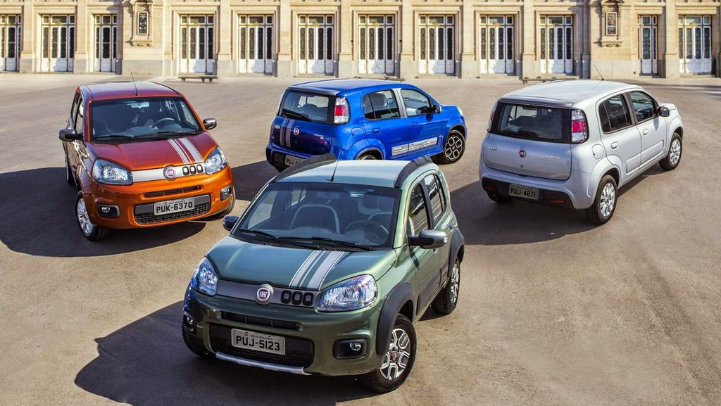 Fiat Uno visto de frente