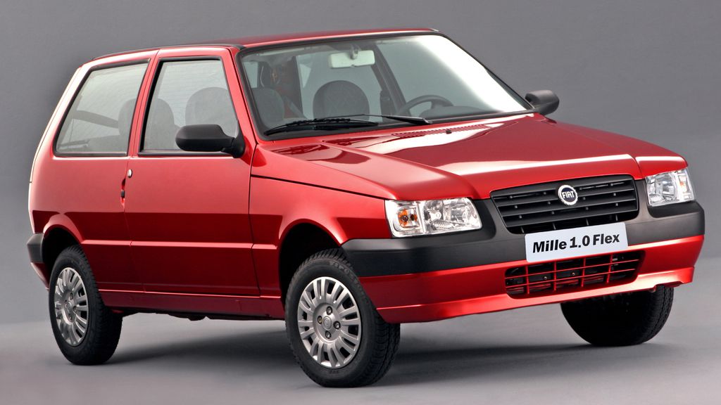 Fiat Uno visto de frente