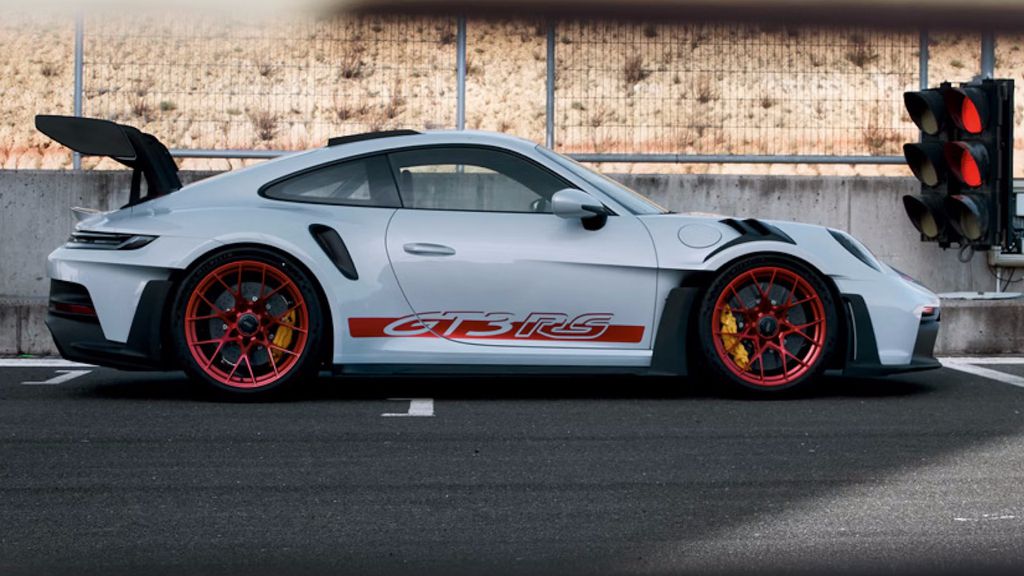 Porsche 911 visto de lado