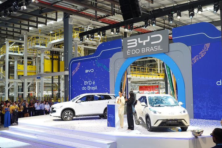 Inauguração fábrica BYD em Camaçari (Bahia)