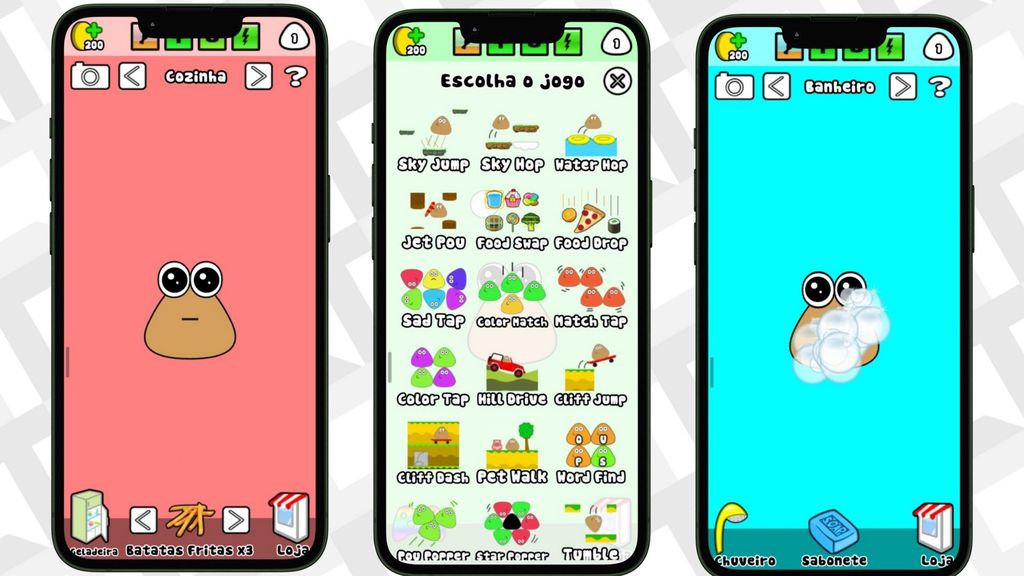 Captura de tela jogo POU 