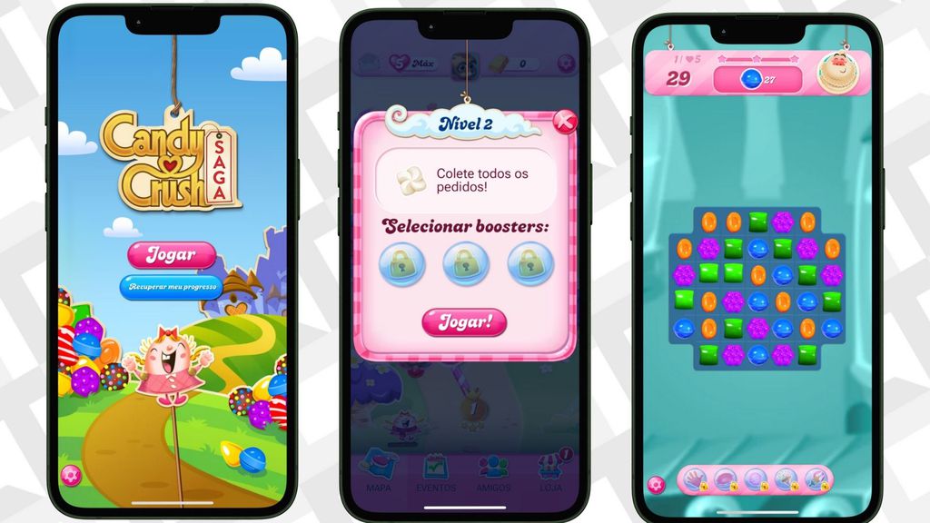 Captura de tela jogo Candy crush saga