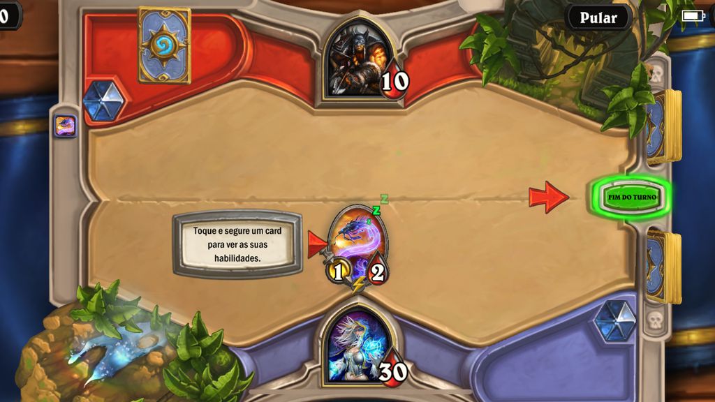 Captura de tela Hearthstone jogo para celular