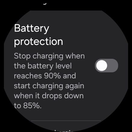 Galaxy Watch 8 proteção da bateria