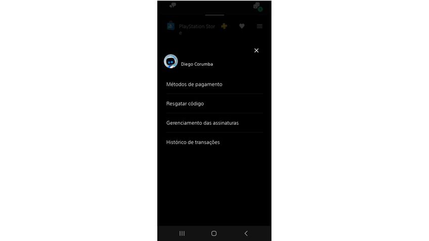 PS App - Resgate de Código