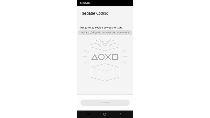 PS App - Resgate de Código