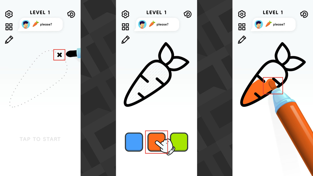 Passos para usar o app Color Page ASMR