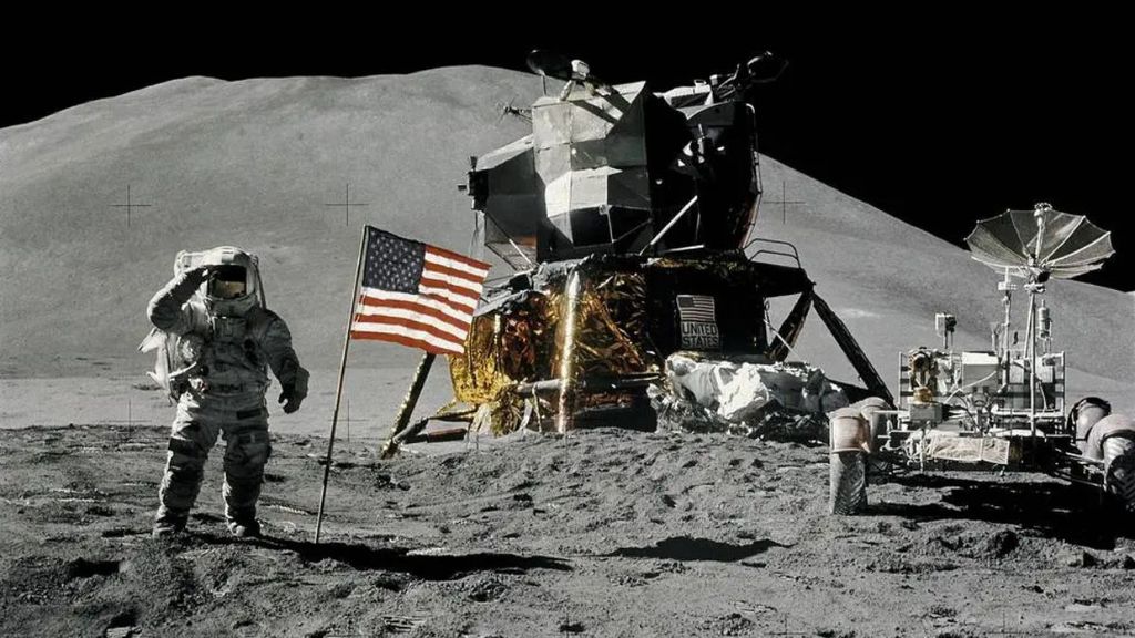 Flâmula dos EUA na missão Apollo 15
