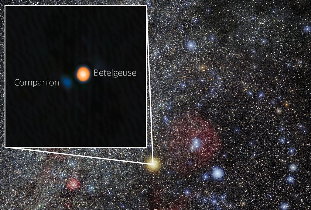 Betelgeuse e estrela companheira