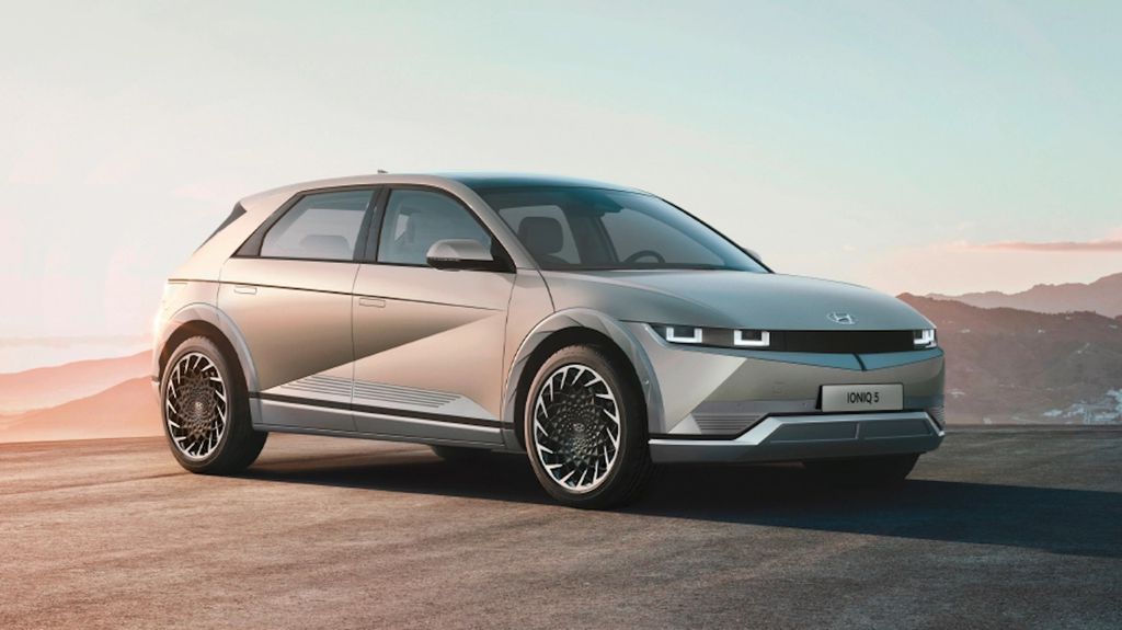 Ioniq 5 visto de frente