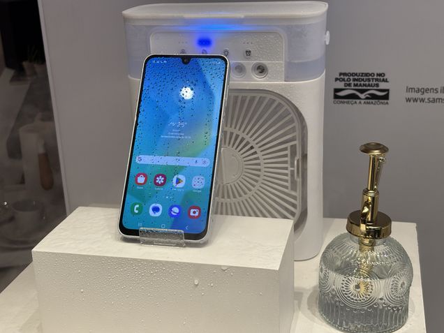 Galaxy A16 molhado