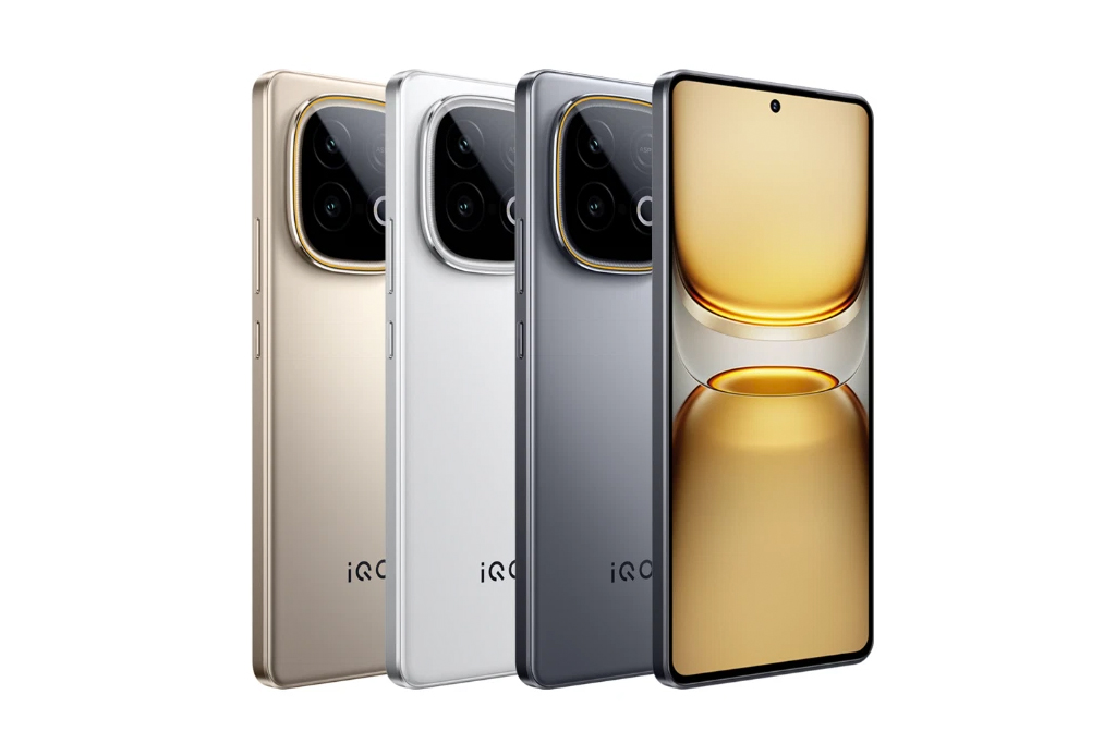 Imagem, em fundo branco, de quatro smartphones posicionados em sequência.