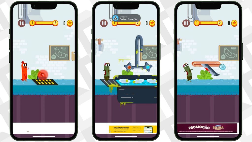 Run sausage run! jogo divertido e offline