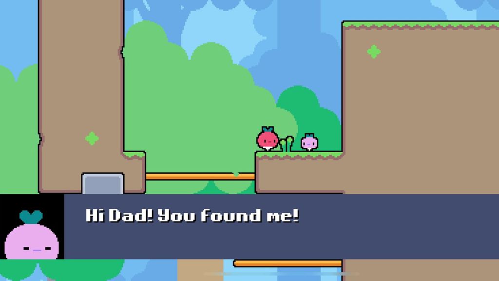 Jogo dadish pixelado para celular