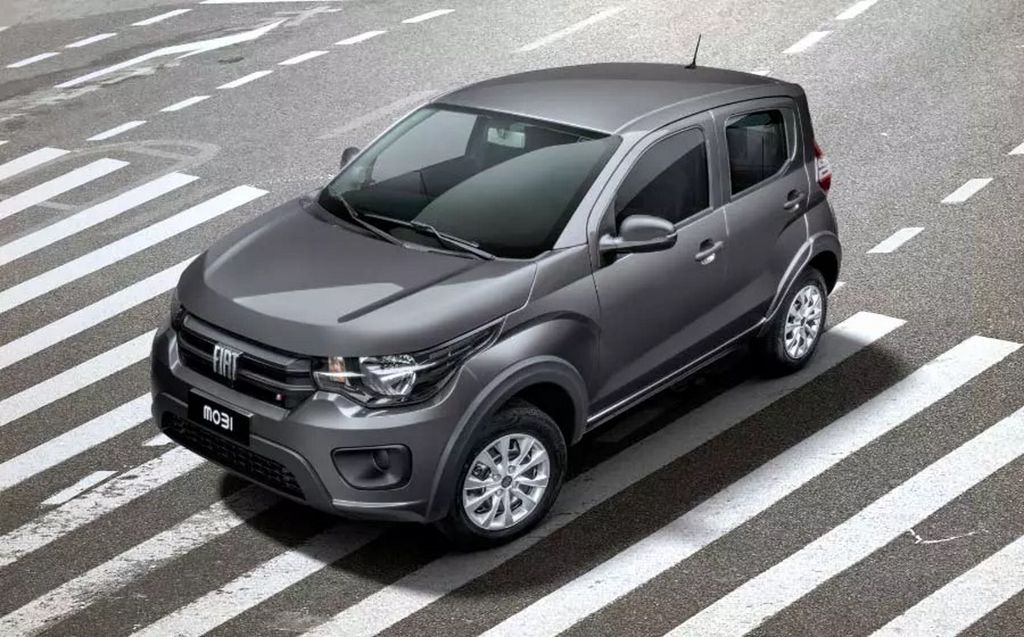 Fiat Mobi visto de frente