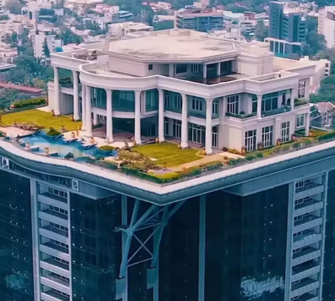 A propriedade gerou polêmica na época da construção (Instagram/@sriharikaranth)