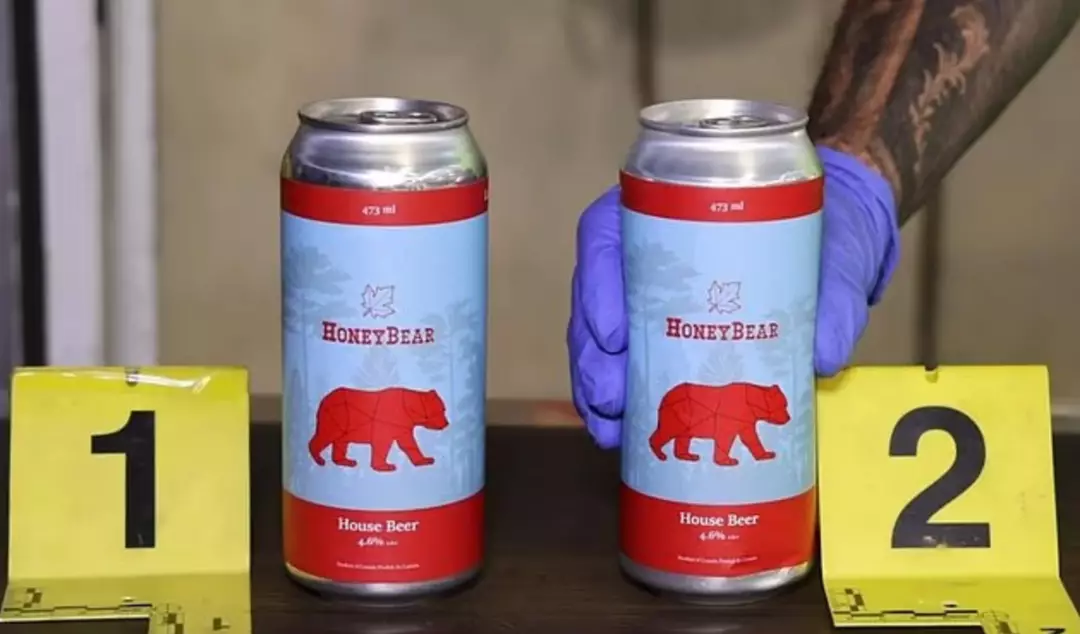 As cervejas dadas a ele por seu chefe, Himatjit “Jimmy” Kahlon, continham metanfetamina líquida (New Zealand Police)