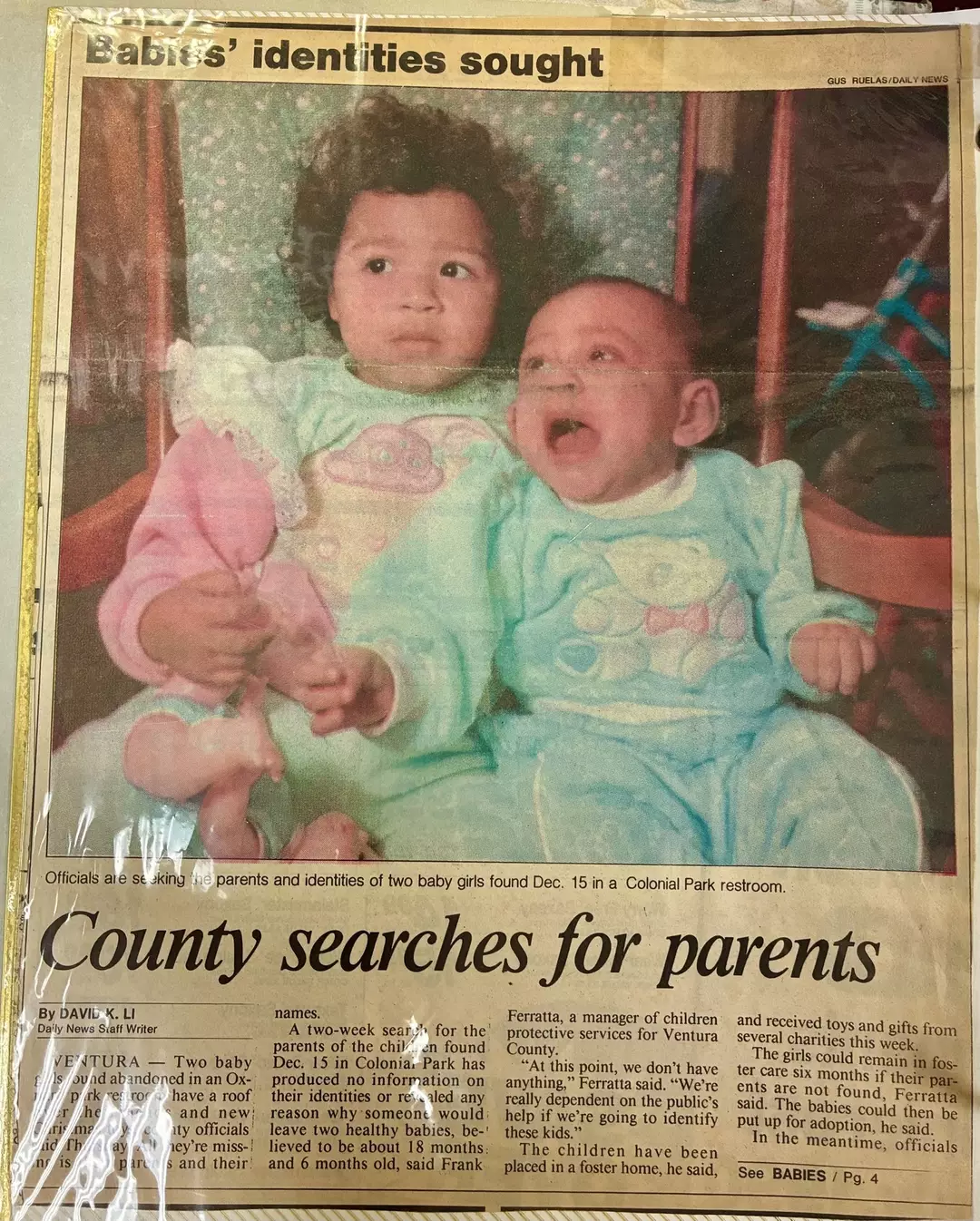 Duas irmãs são encontradas vivas após 36 anos e nem sabiam que estavam desaparecidas As duas meninas foram encontradas em segurança, e a mais velha disse aos repórteres que teve uma “vida linda” nos 36 anos em que esteve desaparecida (Departamento do Xerife do Condado de Mohave)