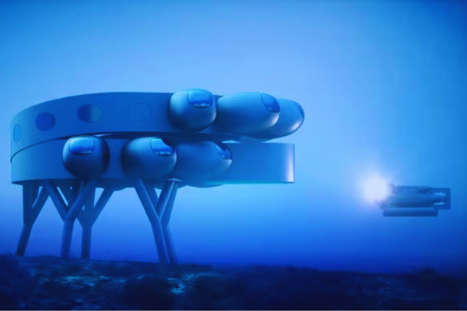 A China quer conquistar também o abismo. Seu plano: uma base submarina tão ambiciosa quanto uma estação espacial © Proteus Ocean Group