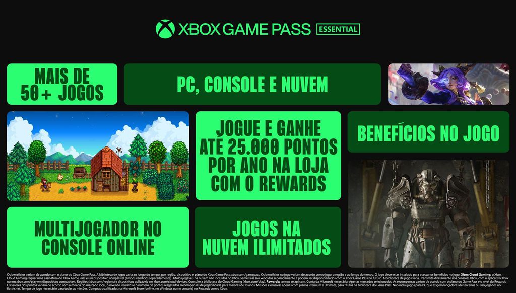 Imagem do Xbox Game Pass