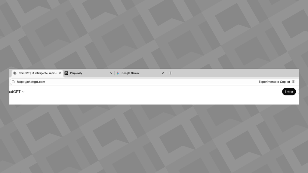 Microsoft exibe botão para abrir o Copilot ao acessar o ChatGPT e outras IAs (Imagem: Captura de tela/Bruno De Blasi/Canaltech)