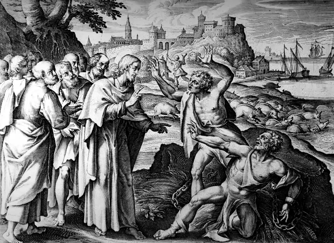 Uma representação artística do milagre