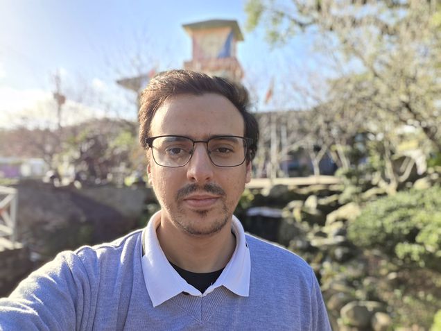 Galaxy S25 Edge - Câmera frontal / Modo retrato