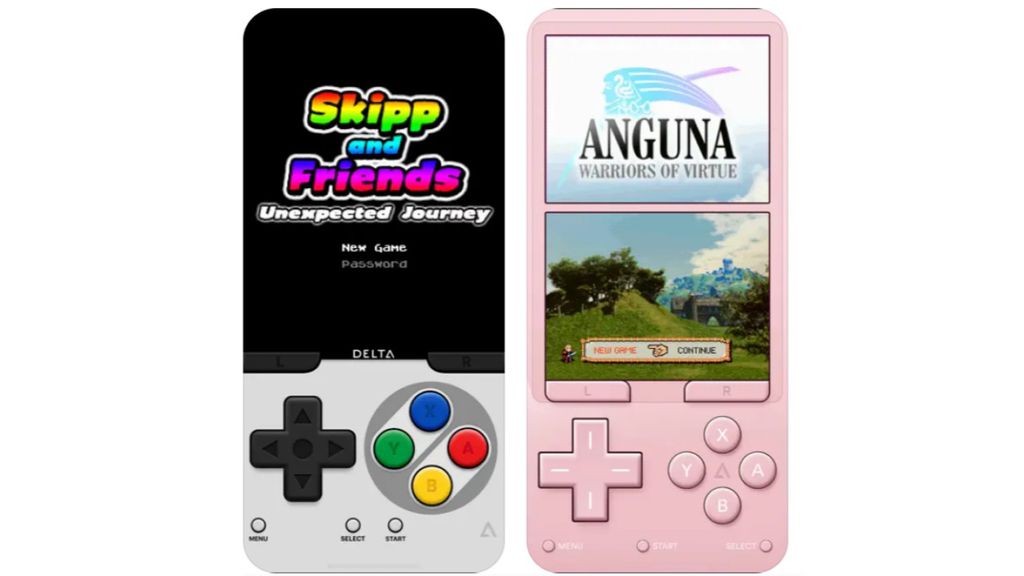 Imagem do emulador Delta