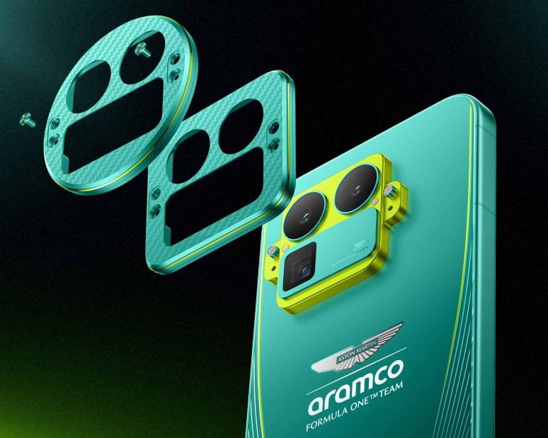 Celular Aston Martin F1 Realme GT 8 Pro