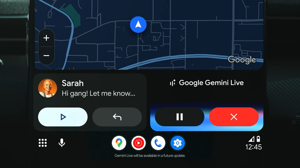 Gemini no Android Auto