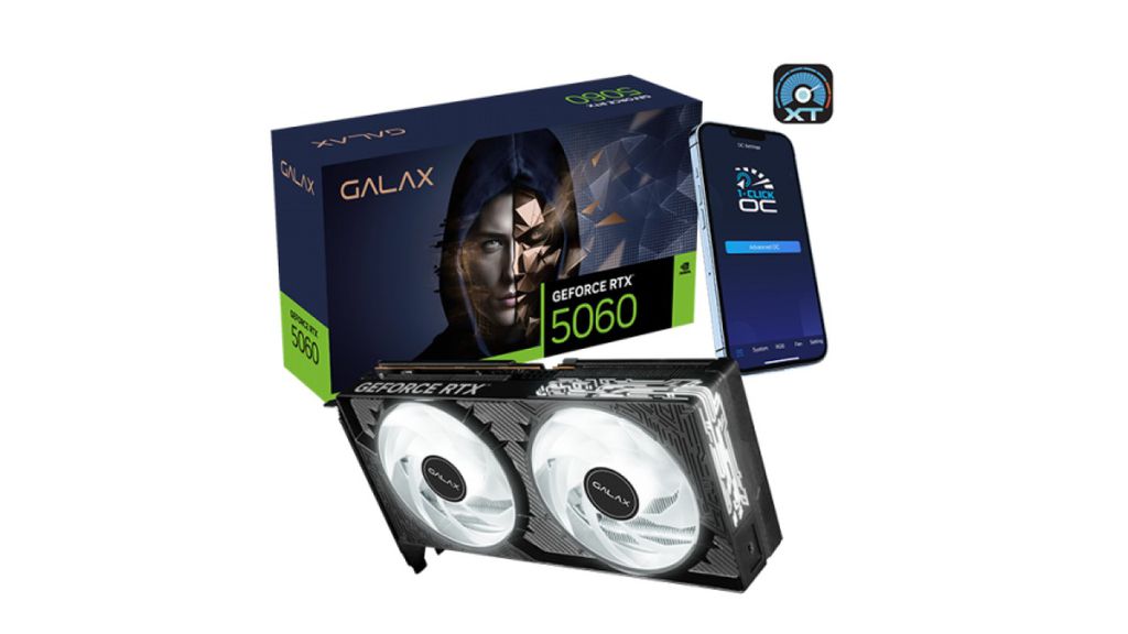 Imagem da GPU RTX 5060 Galax
