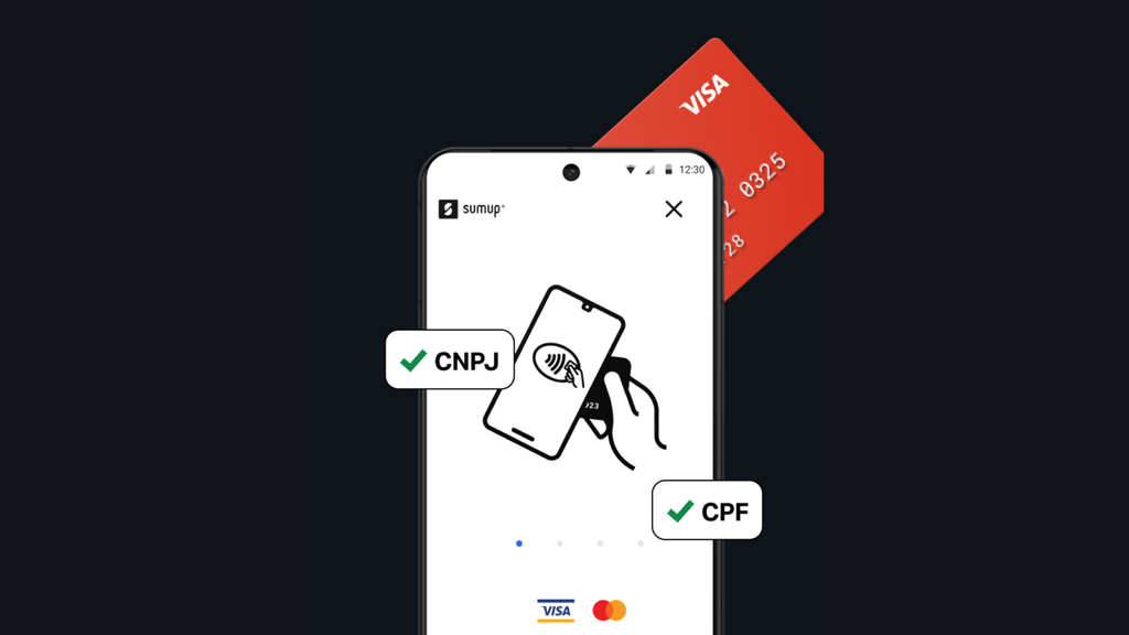 SumUp também conta com opção para transformar o celular em maquininha (Imagem: Reprodução/SumUp)