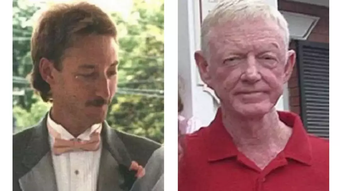 O coração de Terry Cottle (à esquerda) foi doado a Sonny Graham (à direita) após seu suicídio (Foto cedida pela família).