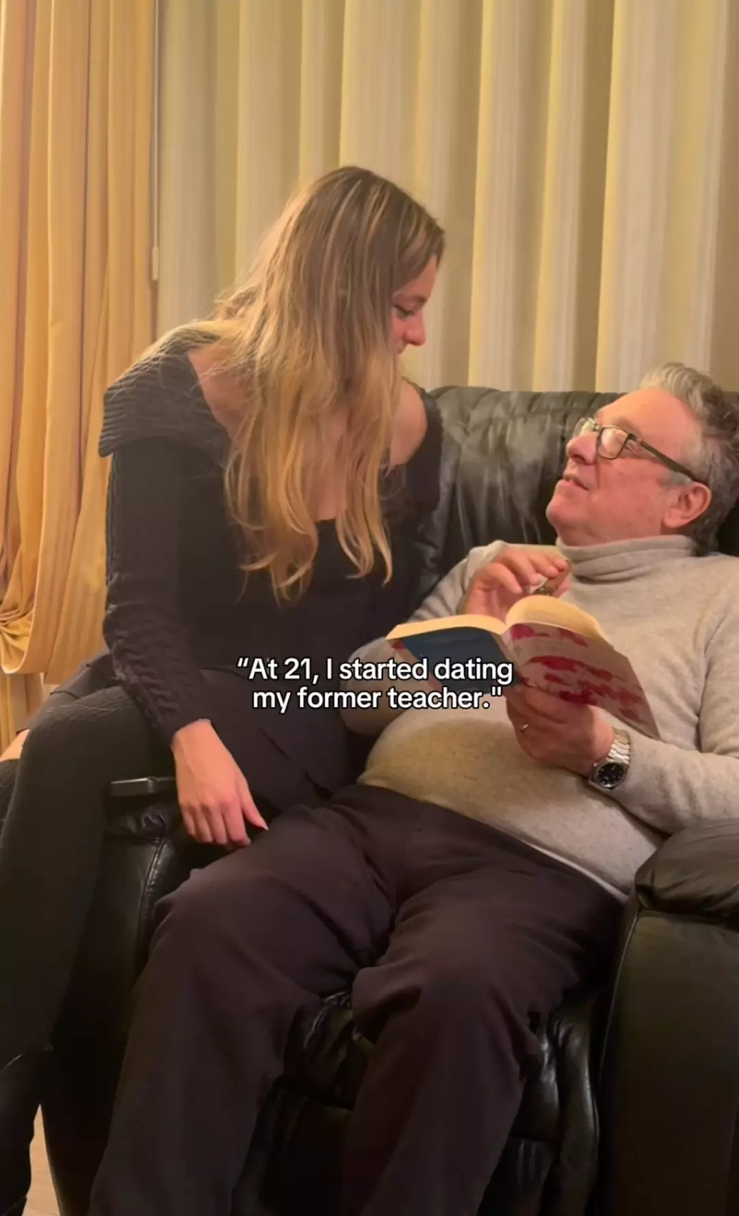 Pagni conheceu o marido quando ainda era aluna dele (Instagram/diaryofminea)