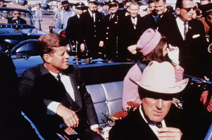 John F. Kennedy foi assassinado a tiros no Texas em 22 de novembro de 1963.