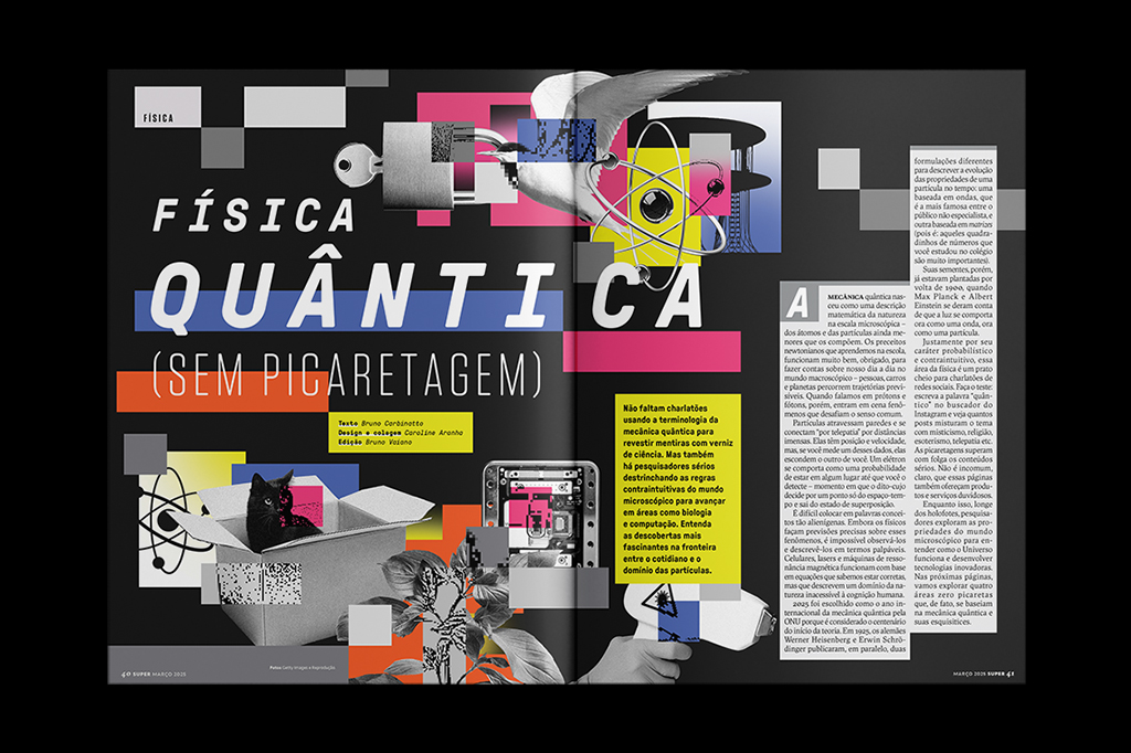 Imagem da matéria Física Quântica (sem picaretagem) da edição 473.