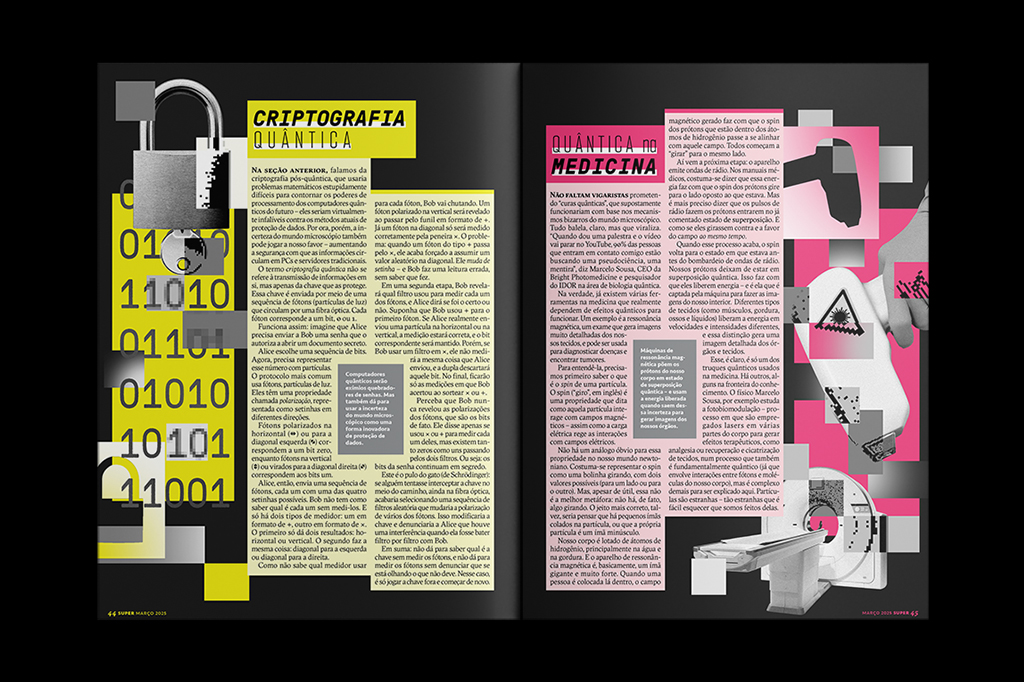 Imagem da matéria Física Quântica (sem picaretagem) da edição 473.