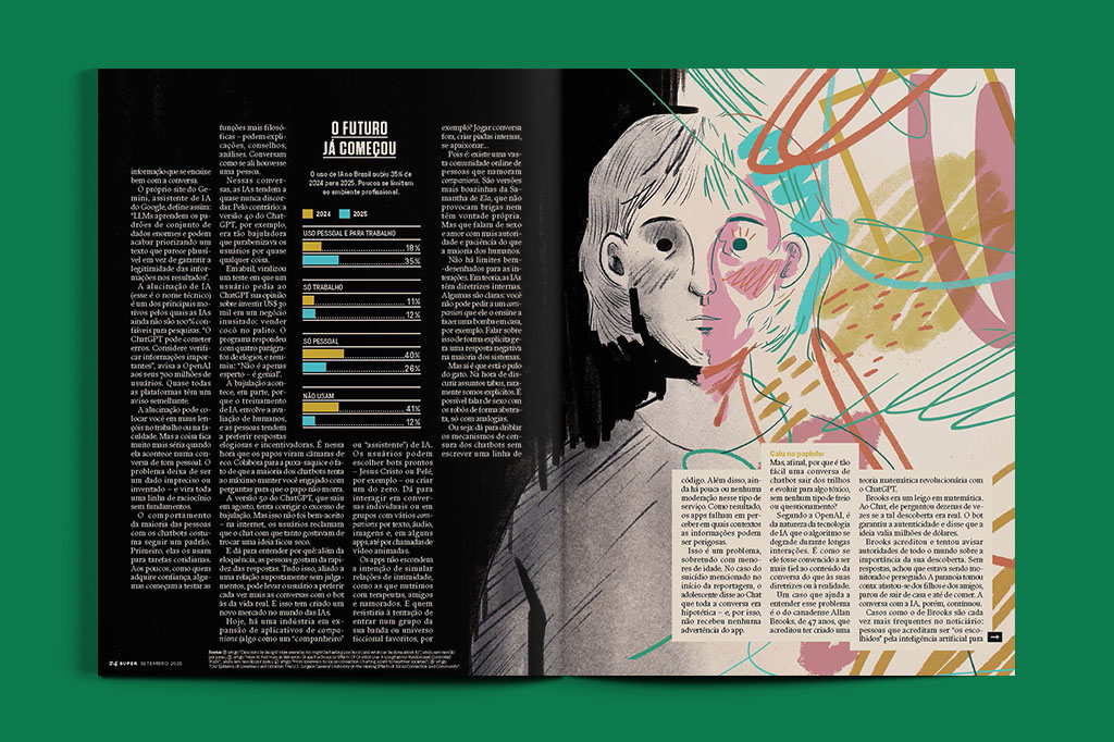 Imagem da matéria O Divã No Algoritmo da edição 479.