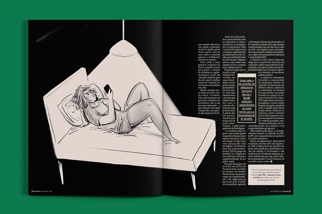 Imagem da matéria O Divã No Algoritmo da edição 479.