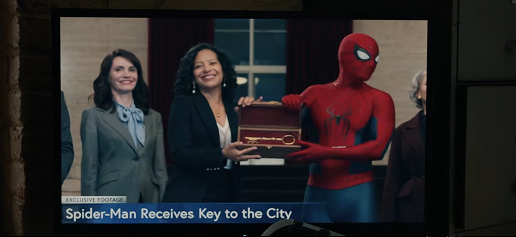 Fotografia de divulgação do novo filme do Homem-Aranha: Um Novo Dia.